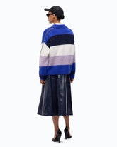 Pullover aus Alpakamix mit Streifen -  | Pinko