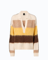 Pullover aus Alpakamix mit Streifen -  | Pinko