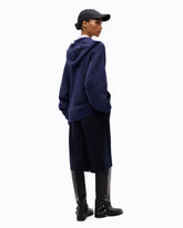 Cardigan in misto lana full strass con cappuccio -  | Pinko