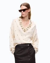 Pull bijou en laine et cachemire -  | Pinko