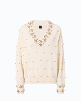 Pull bijou en laine et cachemire -  | Pinko