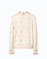 Pull bijou en laine et cachemire -  | Pinko