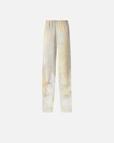 Pantalone in satin maltinto con pizzo -  | Pinko