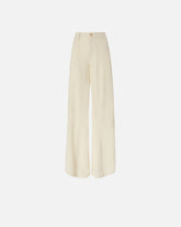 Pantalone wide leg in lino -  | Pinko
