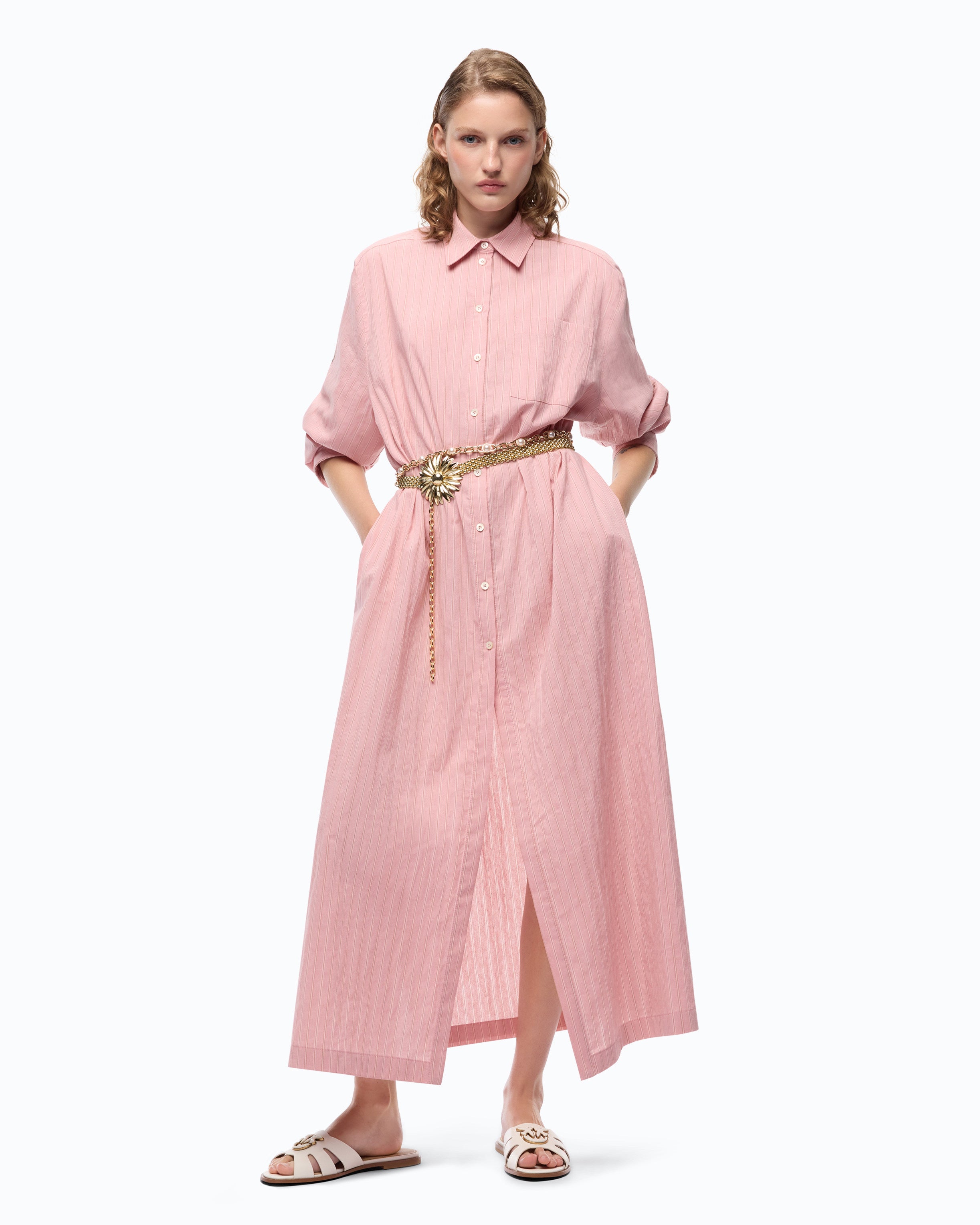 pinko floral dress PINKO Tomato red Women's Short Dress