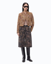 Veste en tweed bouclé à boutons contrastants - Trasparente | Pinko