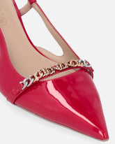 Décolleté slingback a punta in vernice -  | Pinko