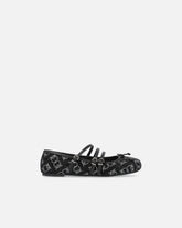 Ballerine Monogram con strass e fiocchetto in punta -  | Pinko