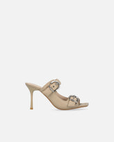 Sandali in nappa con cinturini e tacco -  | Pinko