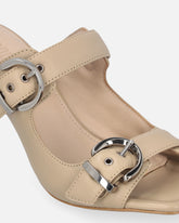 Sandali in nappa con cinturini e tacco -  | Pinko