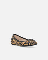 Ballerine stampa animalier con logo Love Birds -  | Pinko