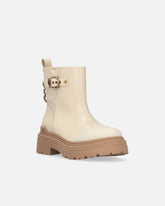 Stivaletto con logo Love Birds in pelle -  | Pinko