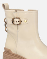 Stivaletto con logo Love Birds in pelle -  | Pinko