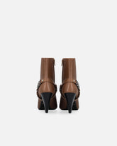 Stivaletti con inserti metallici e logo Love Birds -  | Pinko