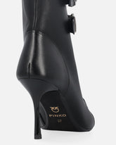 Stivaletti con cinturini e logo Love Birds -  | Pinko