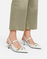 Slingbacks with straps and jewel details -  | Pinko