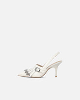 Zapatos destalonados de piel con detalles de talabartería -  | Pinko