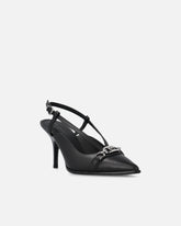 Sling-back pumps in nappa leather with straps and stiletto heel -  | Pinko