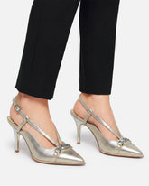 Laminated nappa slingbacks -  | Pinko