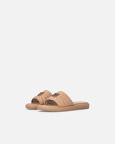 Sandalias tipo chancla de napa acolchada con logotipo Love Birds -  | Pinko