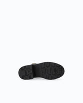 High leather boots with logo detail - Black | Pinko