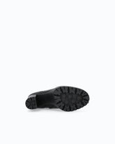 Lace-up leather ankle boots with heel - Black | Pinko
