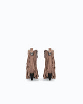 Bottines en daim à talons et franges -  | Pinko