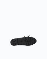 Mocassins en cuir à brides et franges - Noir | Pinko