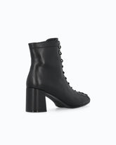 Bottines à lacets en cuir à talons -  | Pinko