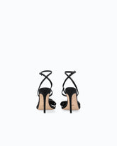 Décolleté in pelle con logo sul tacco -  | Pinko