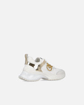 Sneakers Ariel effetto pelle con dettagli specchio -  | Pinko