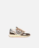 Sneakers con logo Love Birds e stampa animalier -  | Pinko