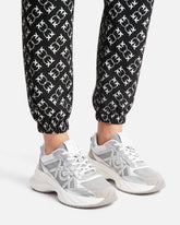 Sneakers con inserti laminati e logo Love Birds -  | Pinko
