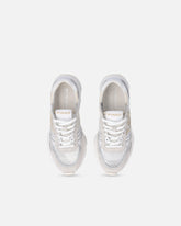 Sneakers in mesh e suede con logo Love Birds -  | Pinko