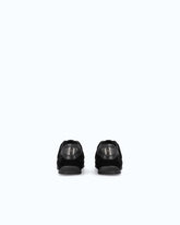 Suede and sequin sneakers with hook-and-loop fastening - Black | Pinko
