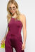 Tank top in tecno jersey light shiny