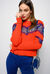Pullover in maglia di cotone con pizzo