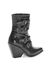 Western style ankle boots with buckles