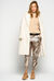 Long shearling-look coat