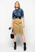Skirt with pocket and buttons
