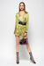 Blusa in twill stampa snake