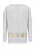 Pullover with metallic stripe