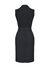 Belted pinstripe dress