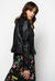 Leather biker jacket