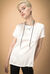 T-shirt in raso di seta
