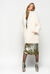 Mongolian sheep faux fur coat
