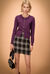 Cardigan misto cachemire con bottoni gioiello