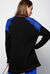 Cardigan in cotone con spalle in pizzo