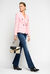 Blazer with mirrored buttons