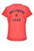 T-shirt lettering in jersey di cotone